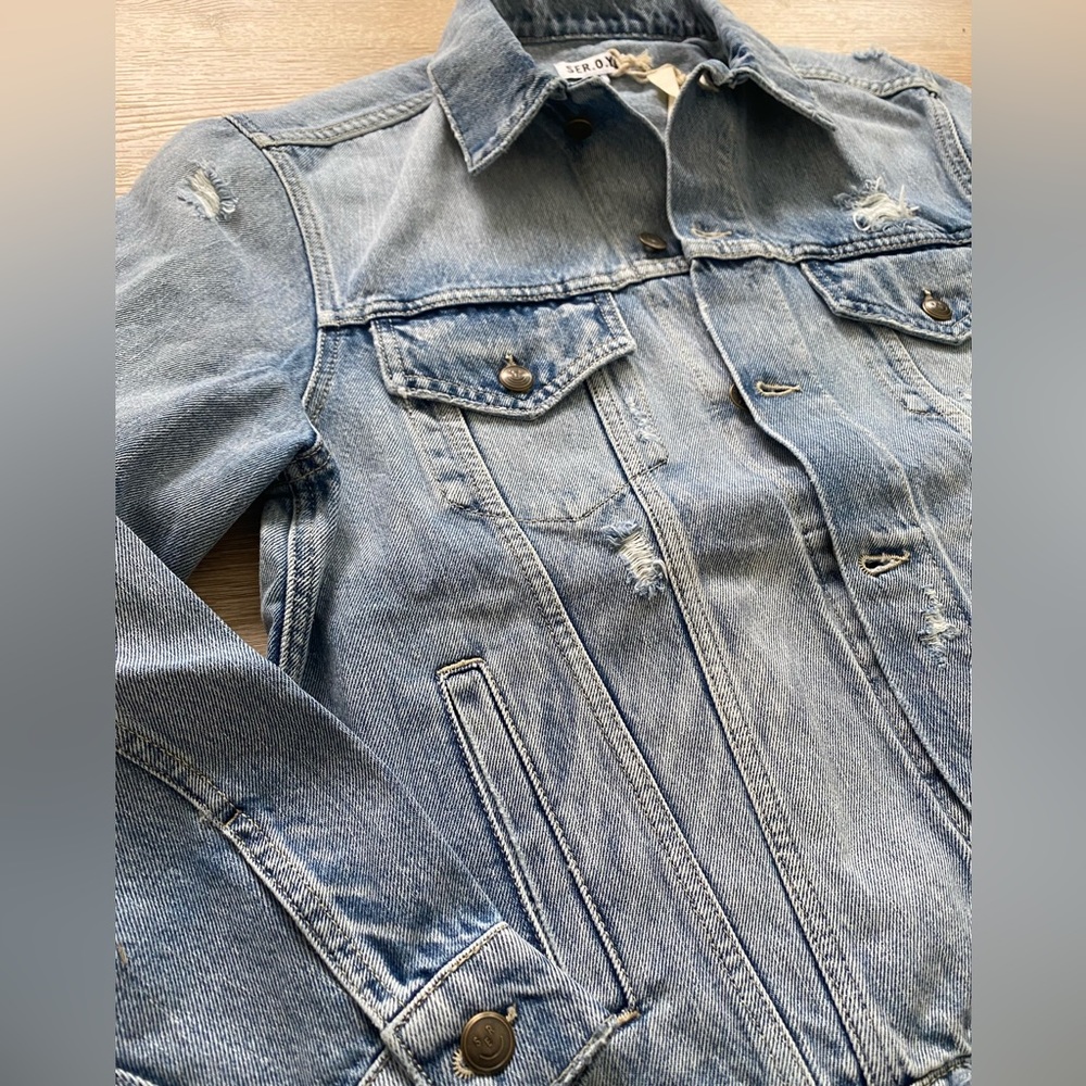 SER.O.YA Ryan Oversized Denim Jacket | S